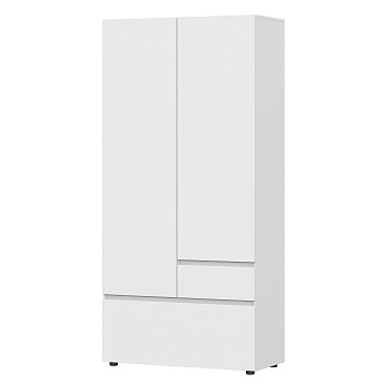 Шкаф 2-х створчатый "Одри" (Белый)