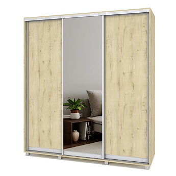 Шкаф-купе 3-х дв. 1 зерк. "Мартин М602" (Ирландский дуб)