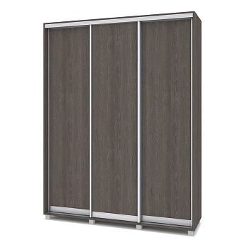 Шкаф-купе 3-х дв. "Роланд Р471" (Анкор темный)