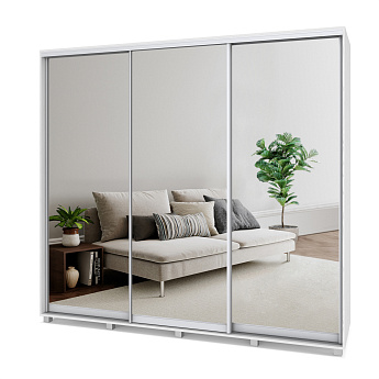 Шкаф-купе 3-х дв зерк. "Мартин М643" (Анкор светлый)