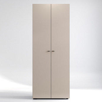 Шкаф 2-х створчатый (комбинированный) "Гиза" (Дуб Венге/Меланж)