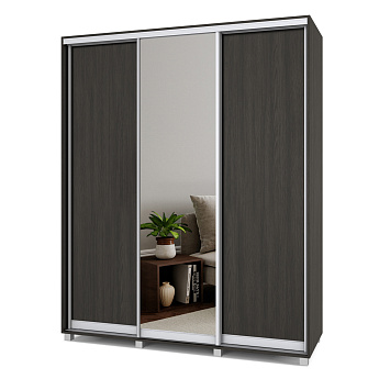 Шкаф-купе 3-х дв. 1 зерк. "Роланд Р682" (Венге)