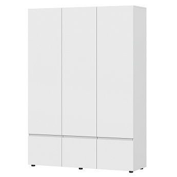 Шкаф 3-х створчатый "Одри" (Белый)