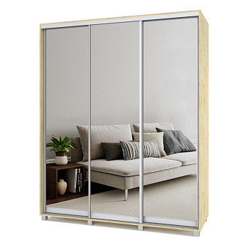 Шкаф-купе 3-х дв зерк. "Роланд Р683" (Ирландский дуб)