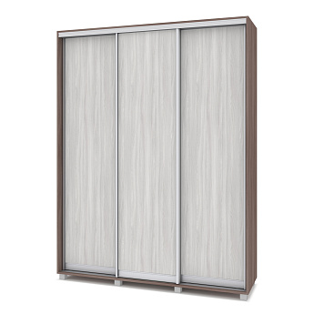 Шкаф-купе 3-х дв. "Роланд Р471" (Шимо темный/Шимо светлый)